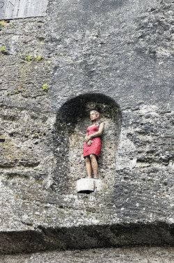 Lady In Red Statue