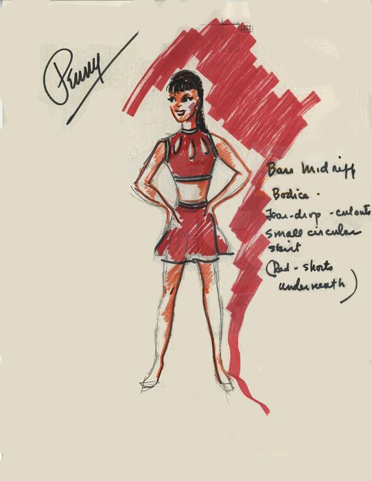 Here's a nifty Penny costume. I never did have one in red though. 