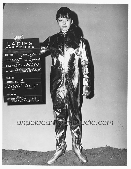 Wardrobe test for spacesuit - the first season.