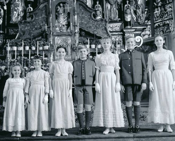 The wedding scene - Mondsee Cathedral