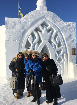 The Snowcastle entrance