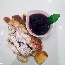 German pastries with jam