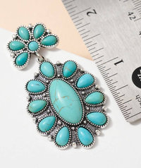 Florecer Earings Turqoise