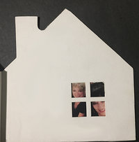 home shaped book