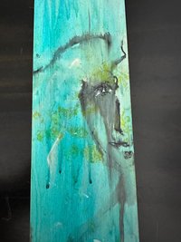 Michelle - original mixed media painting by Angela Cartwright