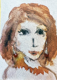 Carnelian Mini Earrings ♥ AC Art