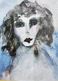  Labradorite Wrapped earrings ♥ AC Art