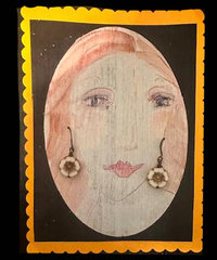 Dainty Ivory earrings ♥ AC art