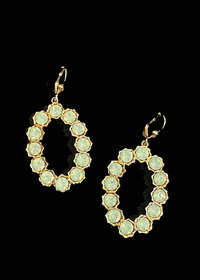 Universe Sea Opal Earrings + AC Art ♥