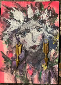 Arrow earrings ♥ AC art 