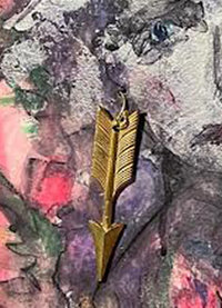 Arrow earrings ♥ AC art 