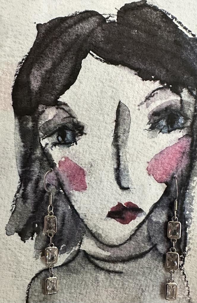 Crystal Steps Earrings + AC Art ♥