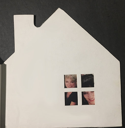 home shaped book