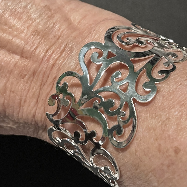 Scrolling Cuff Bracelet