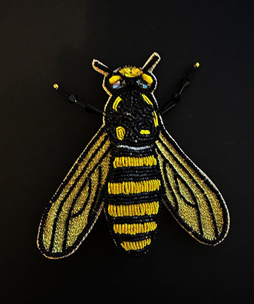 Bee Beaded Brooch