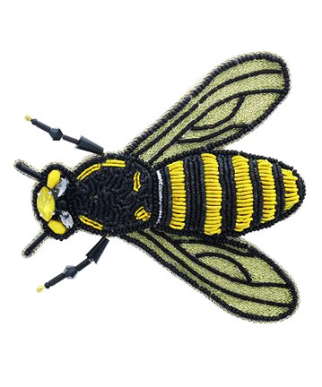 Bee Beaded Brooch
