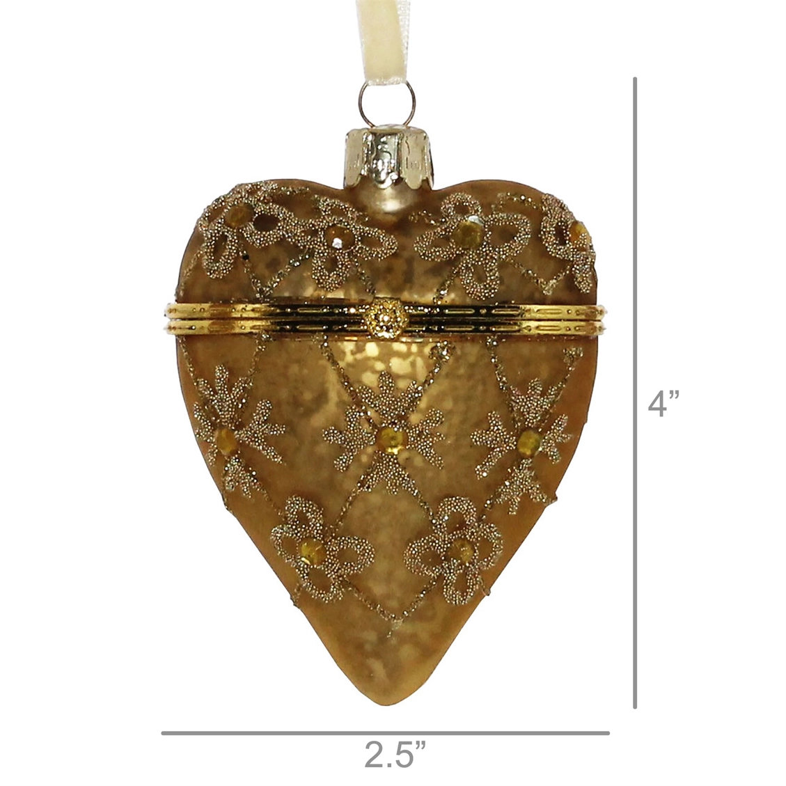 Message in a Heart Ornament