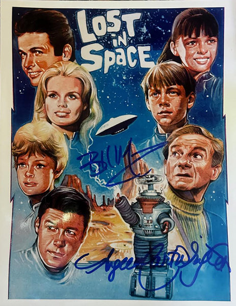 #304 JUNE'S STASH - Lost In Space - Illustrated Angela & Bill signed photo