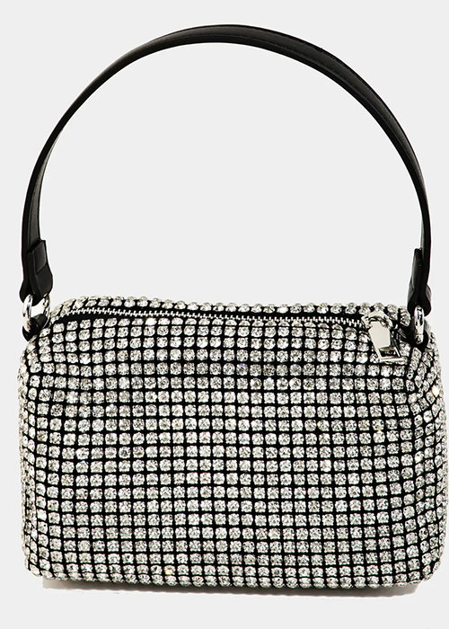 Pave Rectangular Rhinestone handbag