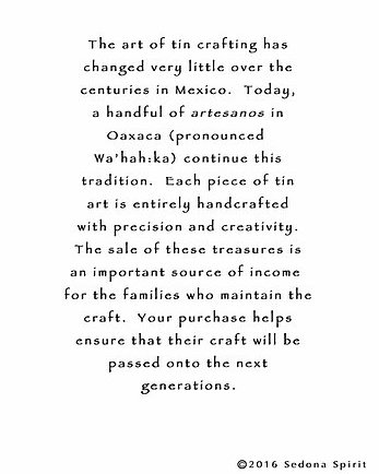 Tin Angel with Mirror