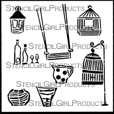 AC Stencil-Habitat Decor