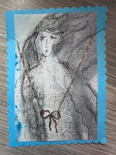 Bow Necklace  ♥ AC Art