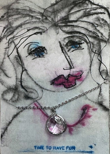 Clear Dot Necklace ♥ AC Art