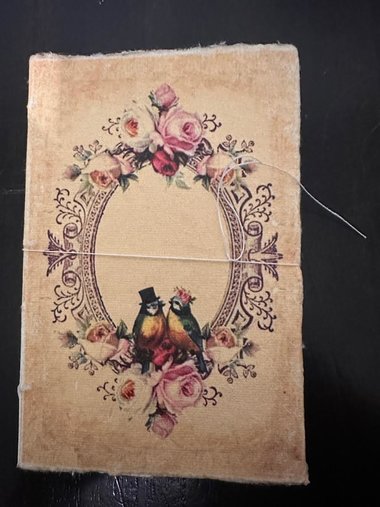 Lovebirds Handmade Paper Journal
