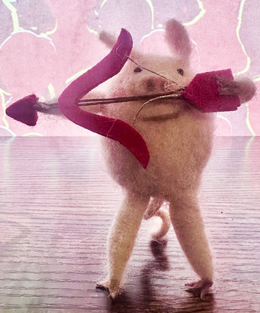 Piglet with Arrow